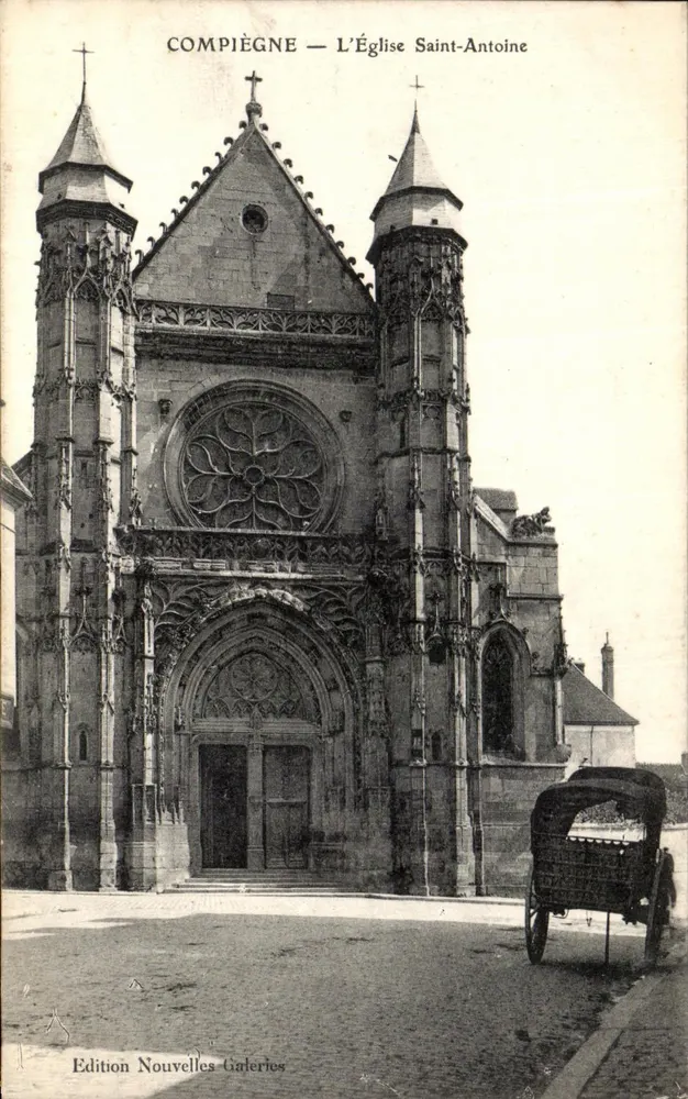 Compiègne — A Igreja de São Antônio — Edição Nouvelles Galeries - Frente