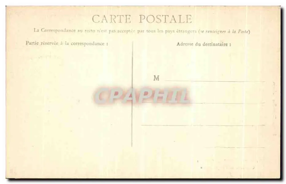 Compiegne - Castelo da Imperatriz — Quarto da Imperatriz — editor não visível - Verso