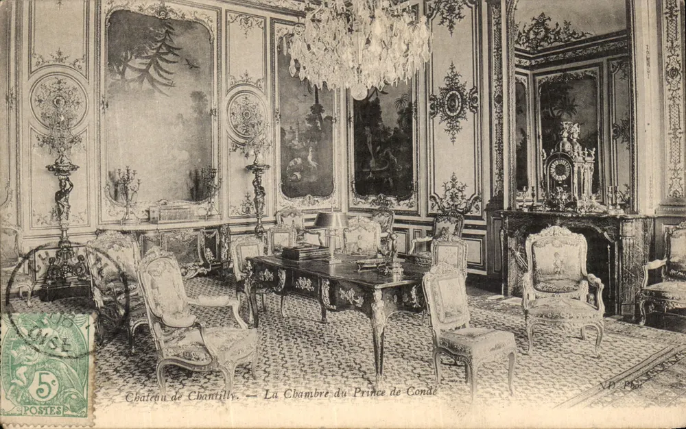 Schloss Chantilly — Zimmer des Prinzen von Condé — N.P. Phot. - Vorderseite