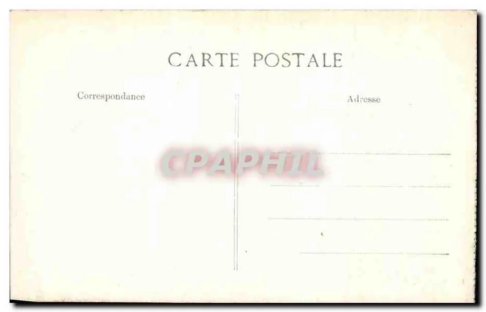 Castelo de Chantilly — Lado Leste — (EFD) - Verso