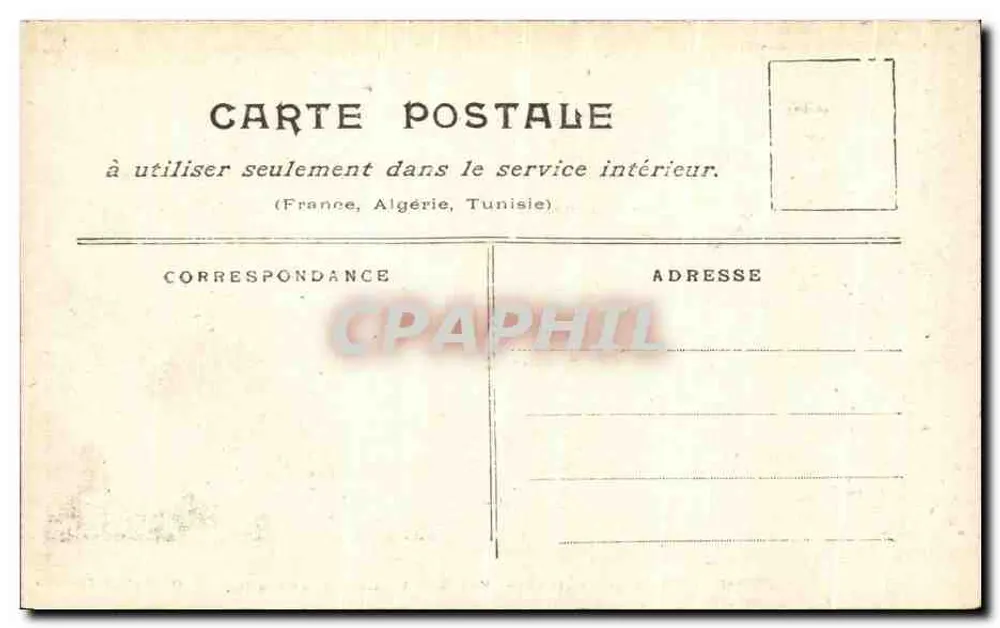 Paris überschwemmt (Januar 1910) — Rue Saint-Charles (Grenelle) — Sammlung Taride - Rückseite