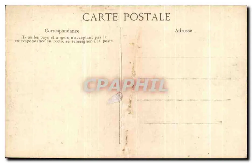 Überschwemmung der Seine — Januar 1910 — Paris — Gare Saint-Lazare — Ansicht der Rue de Rome - Rückseite