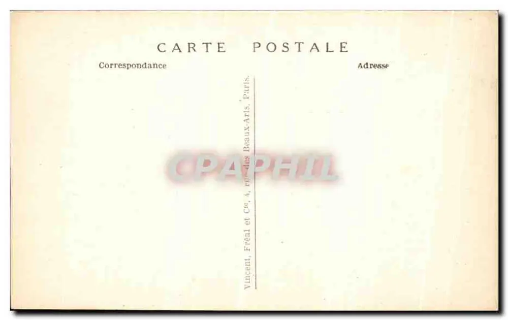 Vista de arquitetura antiga — primeira parte — Vincent, Fréal e Co, Paris - Verso