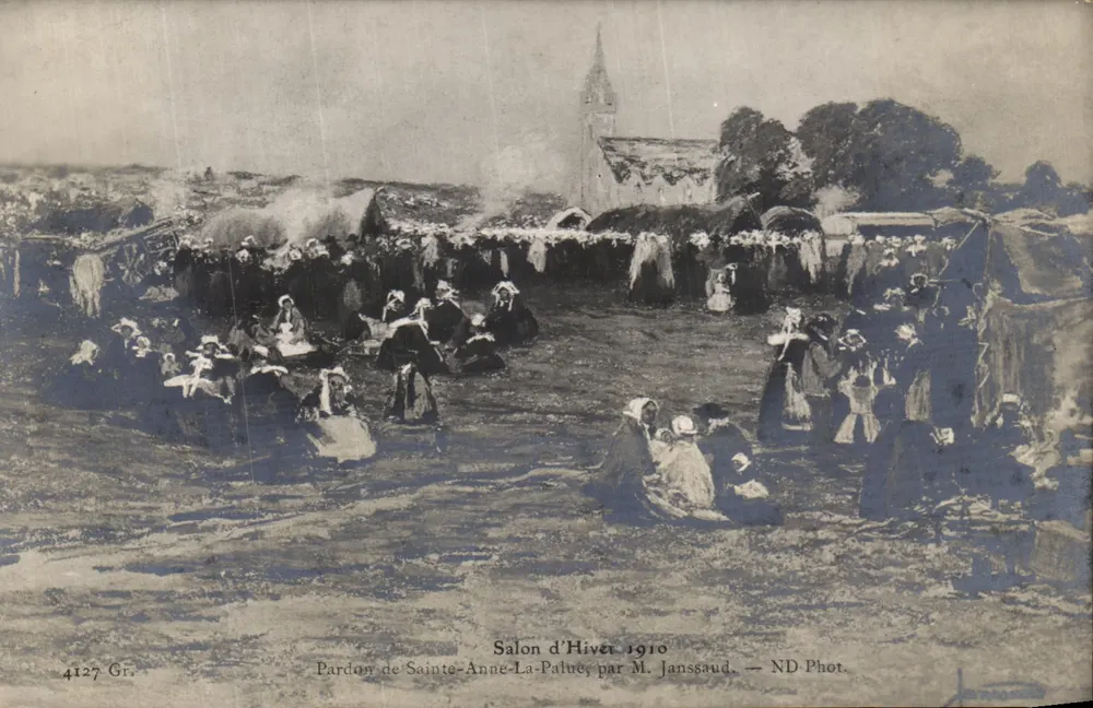 Pardon de Sainte-Anne-La-Paloue — Salon d'Hiver 1910 — par M. Janssaud, ND Phot. - Vorderseite