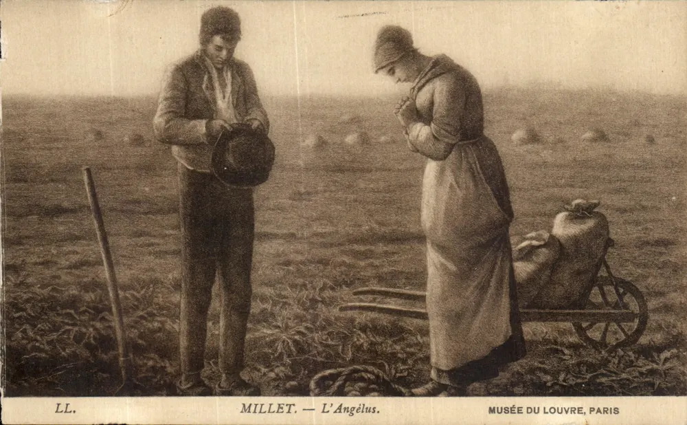 L'Angélus — Millet — Musée du Louvre, Paris - Frente