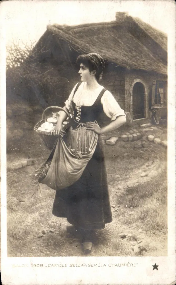 Camille Bellanger — A Cabana — Salon 1908, editor Bellanger - Frente