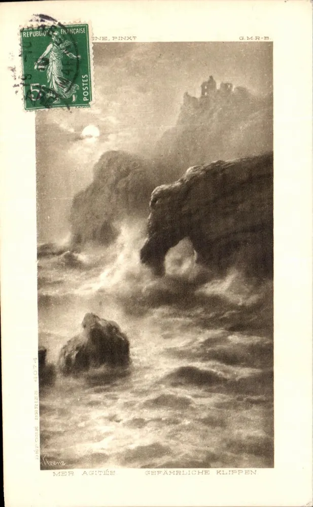 Mar agitada — Klipps perigosos — G.M.R.-B. - Frente