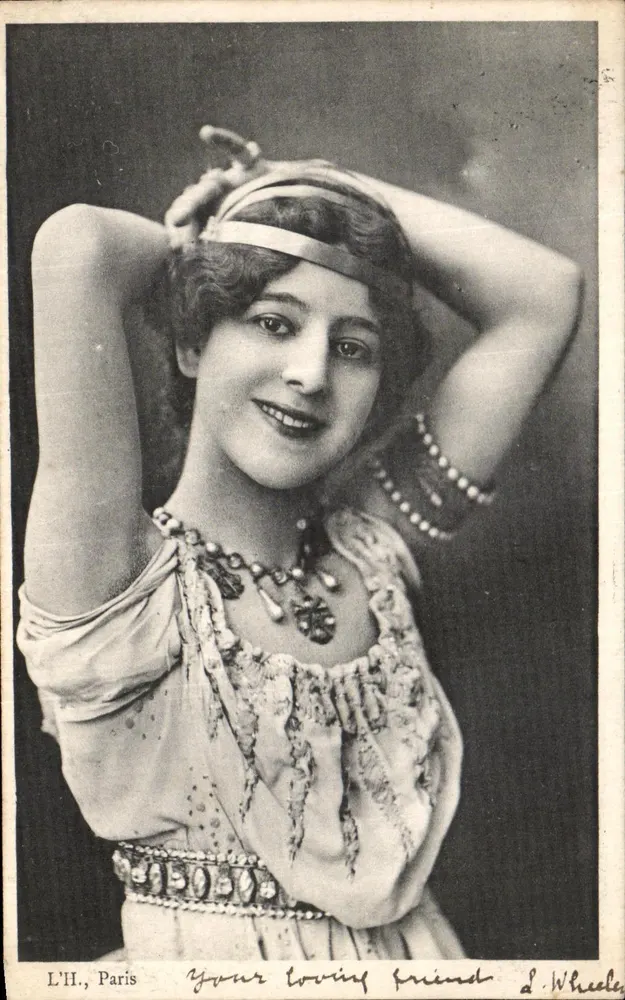 Frau in orientalischem Kleid — L.H., Paris — Verlag L.H. - Vorderseite