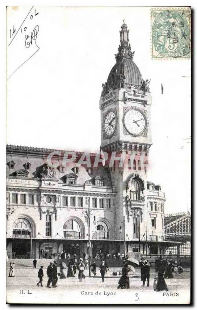 Estação de Lyon — Paris — H.L. n°3 - Frente
