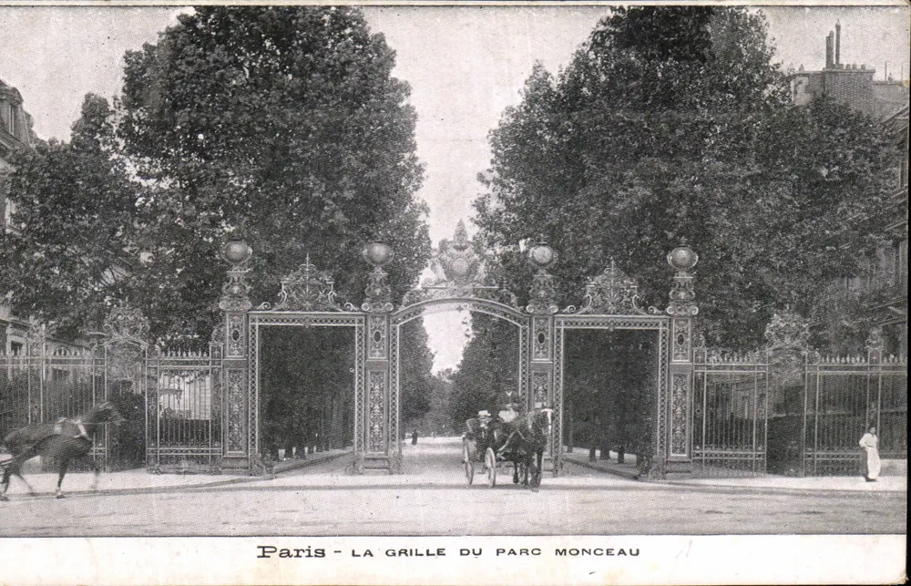 Paris - A grade do parque Monceau — editor não visível, número de série não visível - Frente