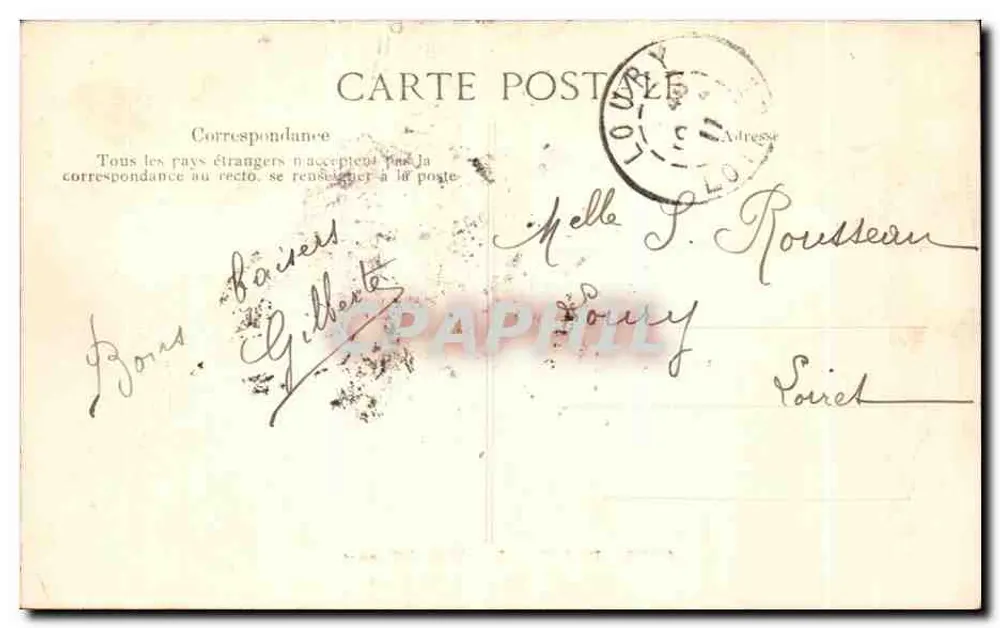 PARIS — A Estação de Orsay — Construída em 1900 — Arquiteto Laloux - Verso