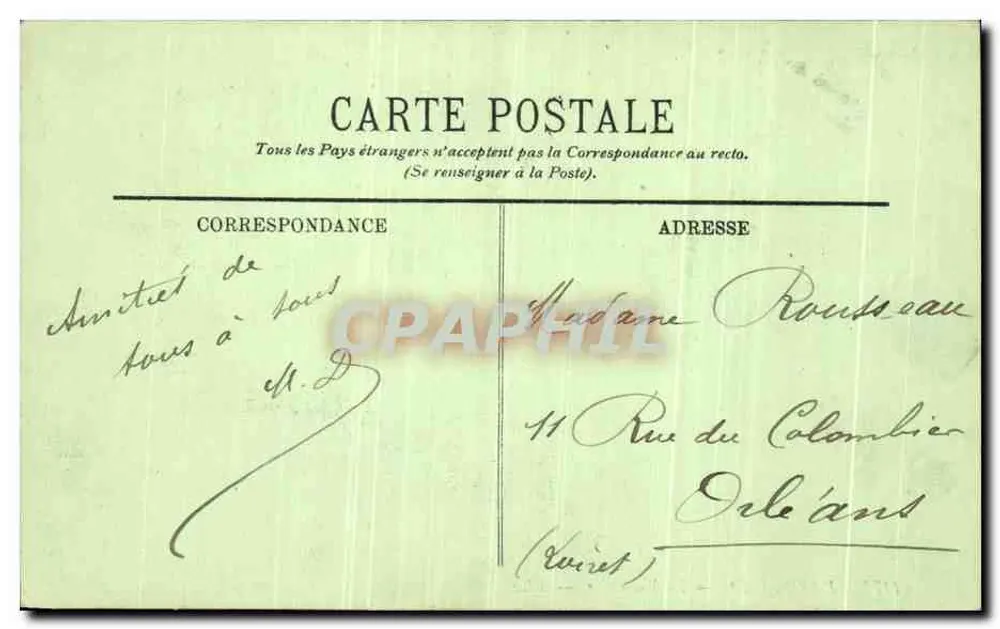 Paris (VIIIe) — A Madeleine — LL. — N° 1173 - Verso
