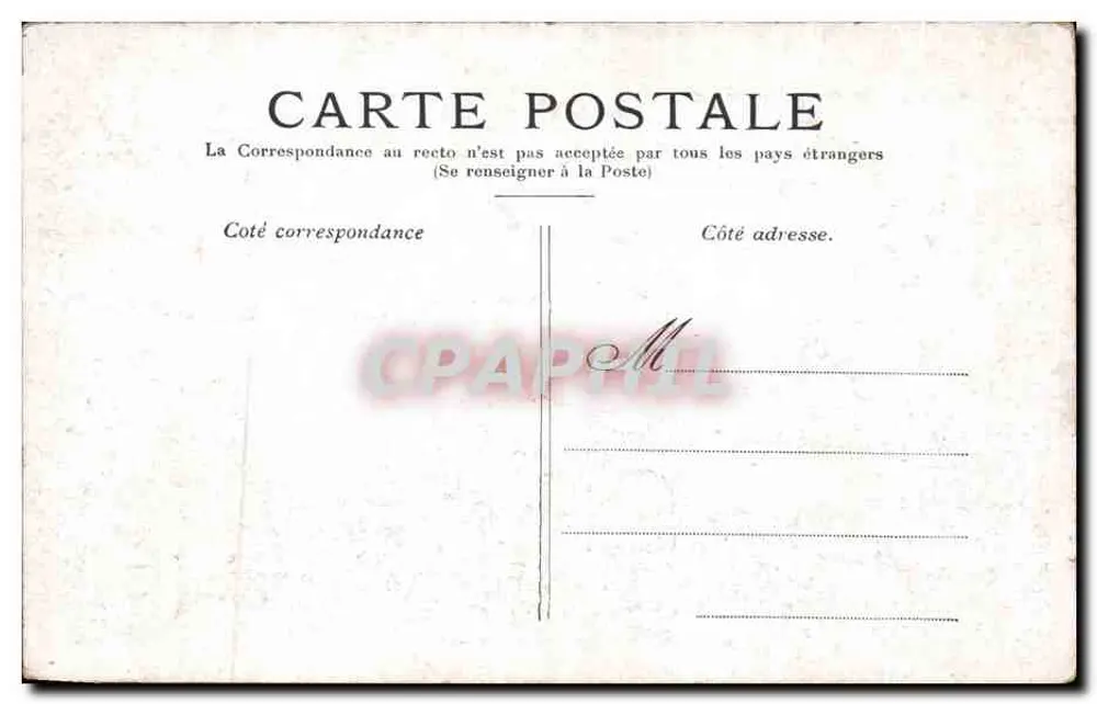 Paris — O Ponte Alexandre III — editor não identificado - Verso