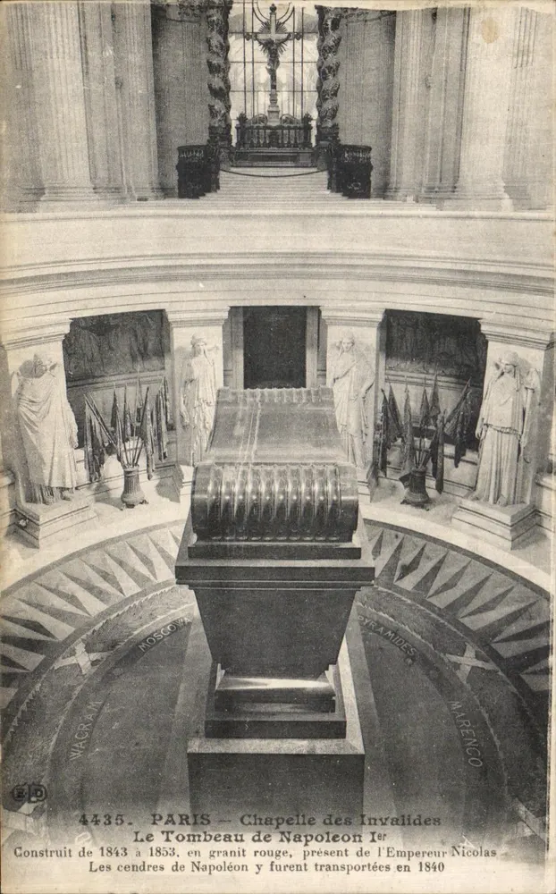 Paris — Kapelle der Invaliden — Das Grab von Napoleon I — Verlag MARENGO, n° 4435 - Vorderseite