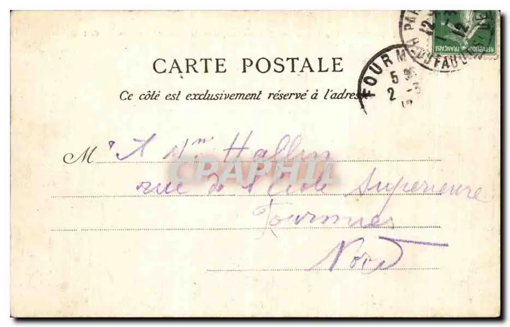 Paris — Palais des Beaux-Arts, gesehen vom Pont Alexandre — C.L.C. n°119 - Rückseite