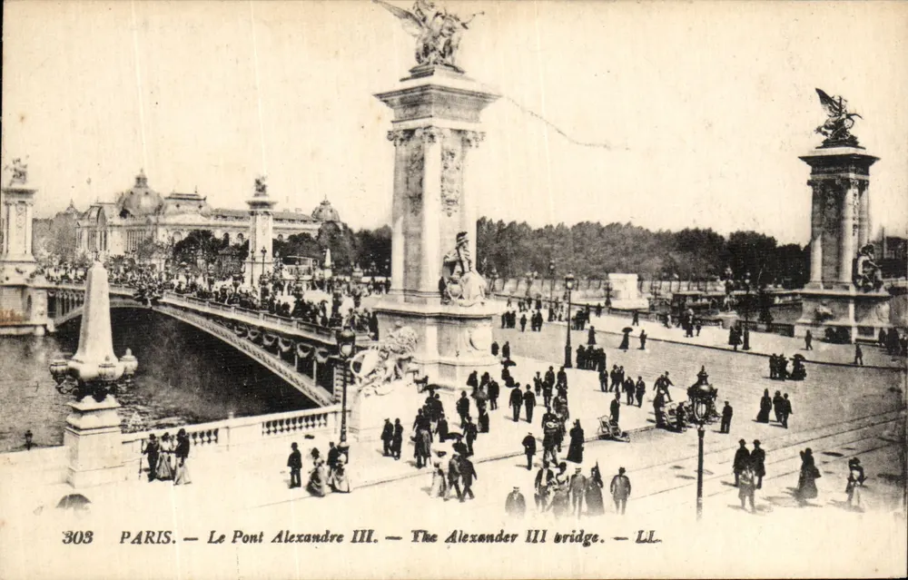 Paris — O Ponte Alexandre III — LL, n° 308 - Frente