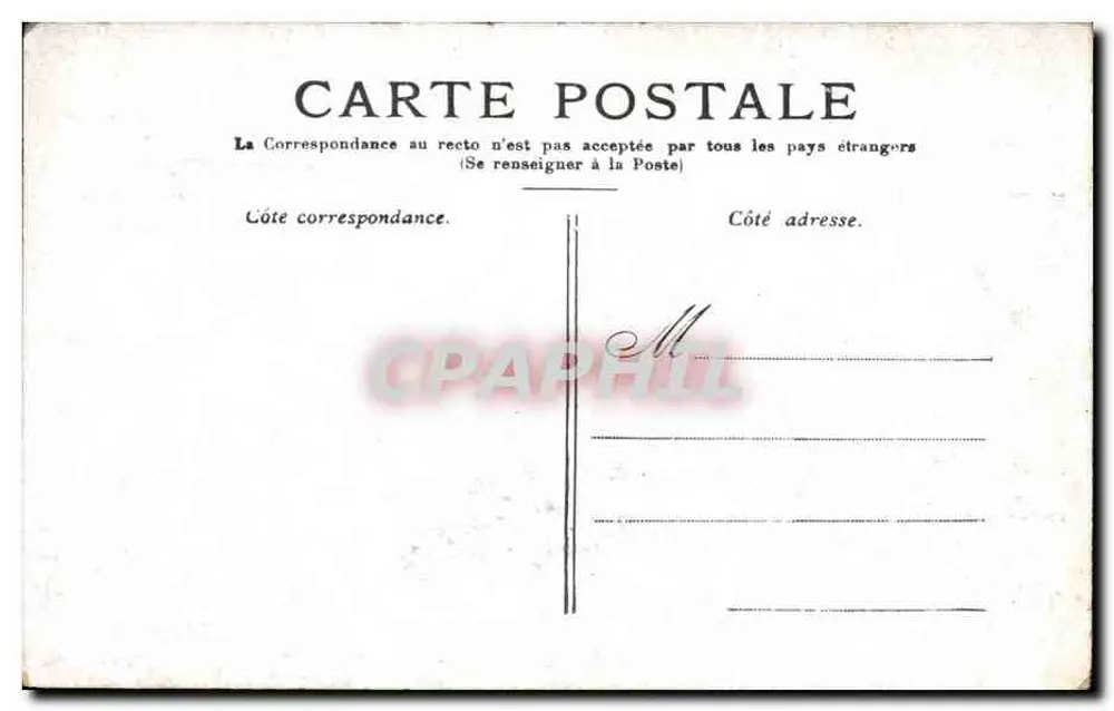Paris — A Praça da Concórdia — editor não visível - Verso