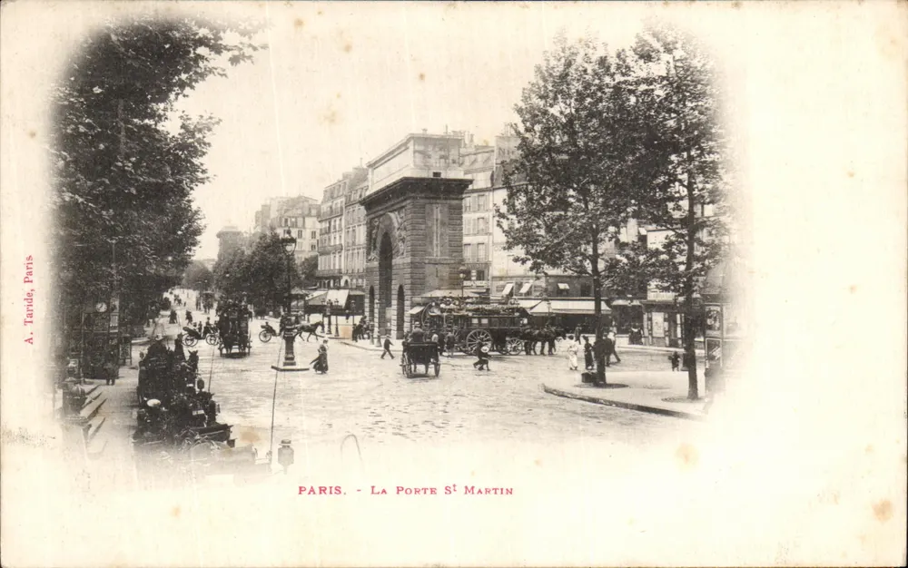 Paris - A Porta Saint-Martin — A. Tanide, Paris - Frente