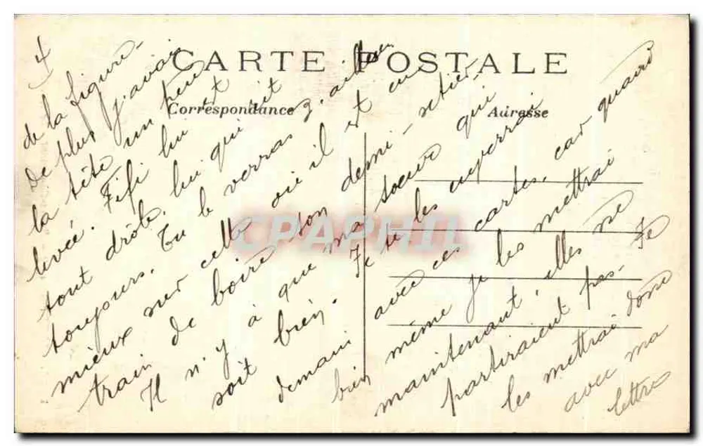 Buttes-Chaumont — Der Belvédère — CRAPHIL 1265 - Rückseite