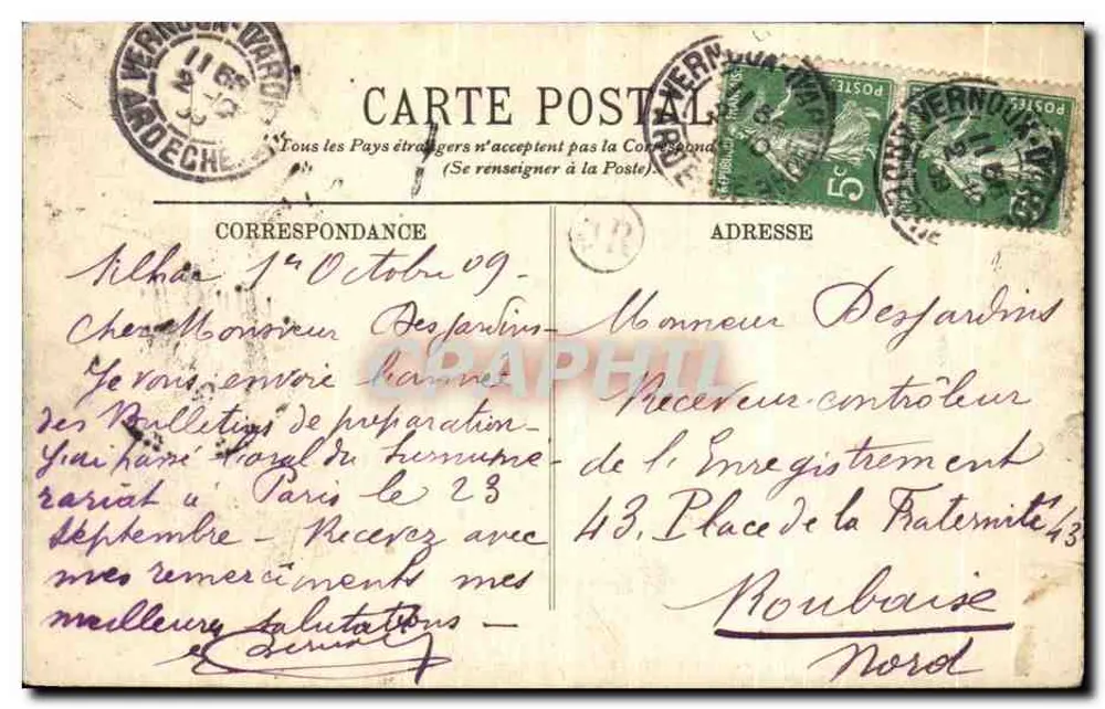 Paris (IVe) — Rathaus und Pont d'Arcole — LL. — N° 118 - Rückseite
