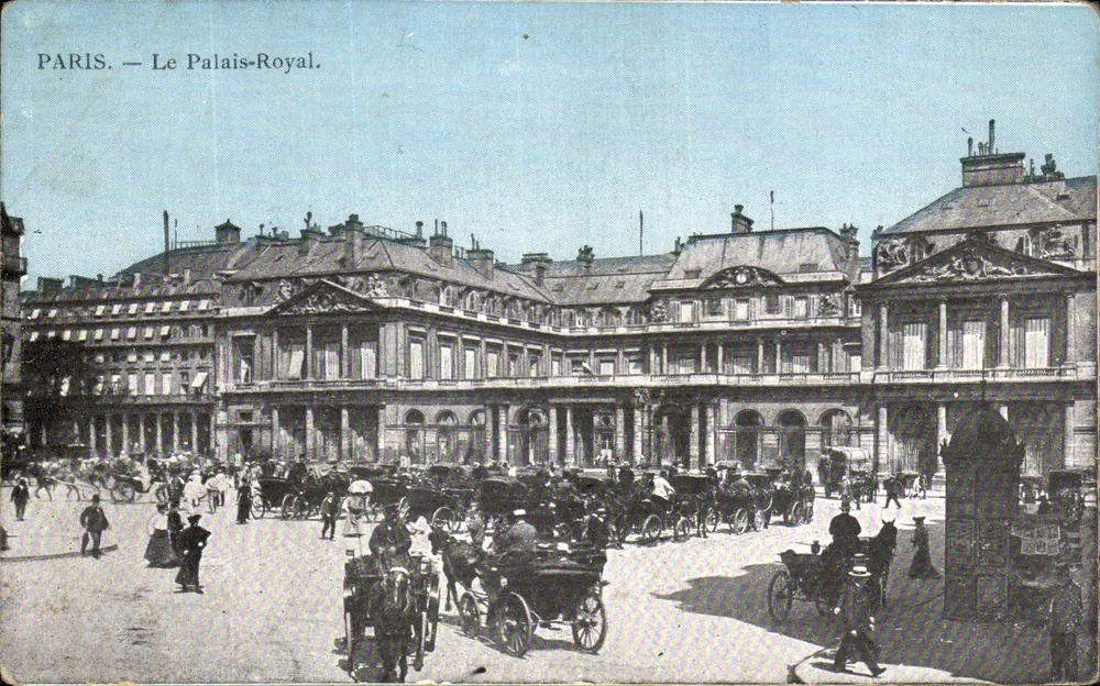 PARIS — O Palácio-Royal — Editor não identificado, número de série não visível - Frente