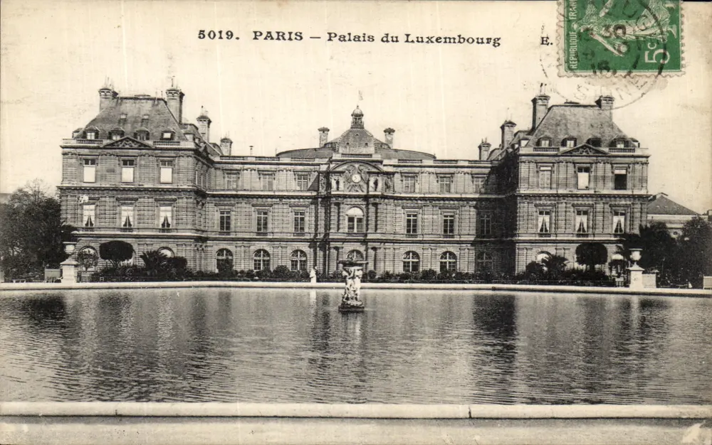 PARIS – Palácio do Luxembourg — E. Malcuit, n° 5019 - Frente