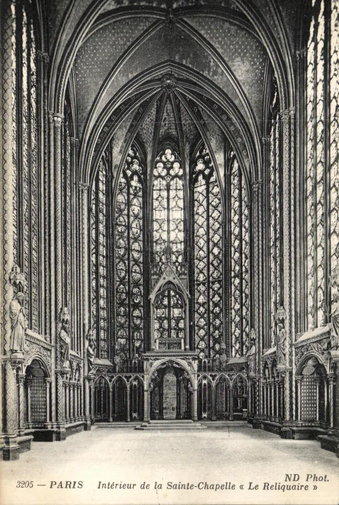 Innenansicht der Sainte-Chapelle « Le Reliquaire » — Paris — ND Phot. n° 3205 - Vorderseite