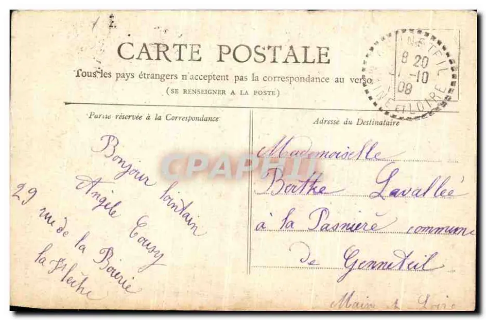 Paris — Die Kirche der Dreifaltigkeit — Sammlung Petit Journal - Rückseite