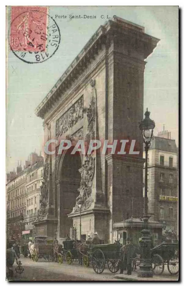 Porta Saint-Denis — Paris — C.L.C. editor - Frente