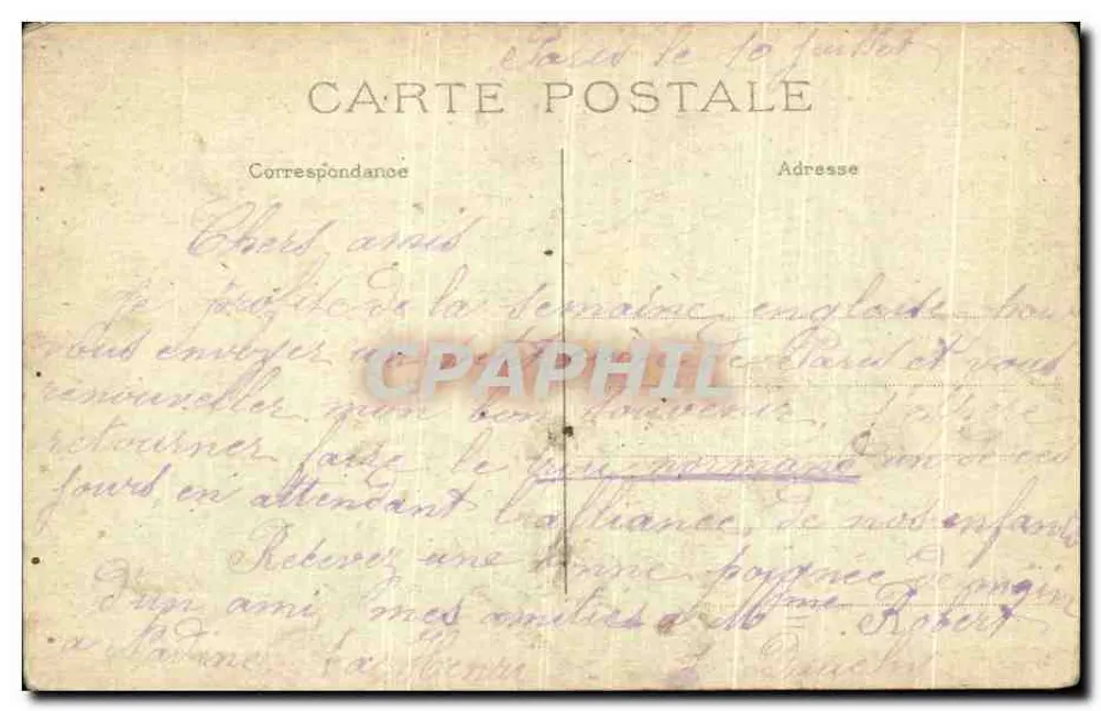Paris (18. Bezirk) — Panorama in Richtung Montmartre, Sacré-Cœur, Aufnahme vom Opernhaus — F.F. PARIS - Rückseite