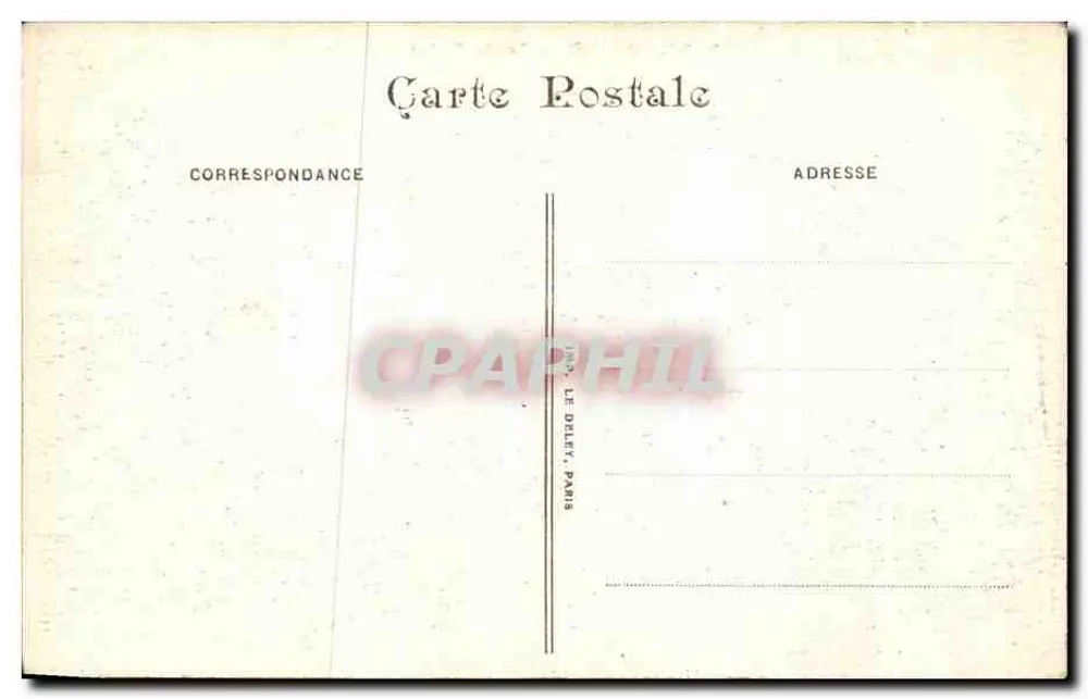 Paris — Porta Saint-Martin — editor Le Délery, n° 4093 - Verso