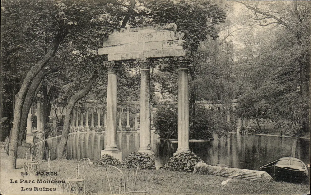 O Parque Monceau — As Ruínas — C.M. n°24 - Frente