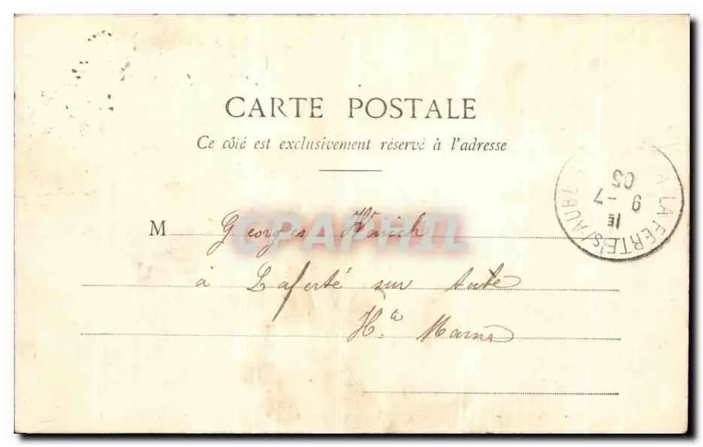 Mairie du XVᵉ Arrondissement — Vue de l'édifice à la Rue Peclet — Éditeur : Maison Wéry, n° 358 - Rückseite