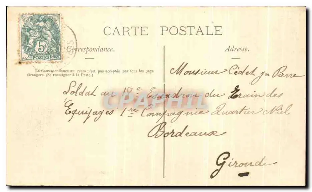 O Ponte de Osse em Bedous — Vale d'Aspe — Les Pyrénées Illustrées, n°444 - Verso