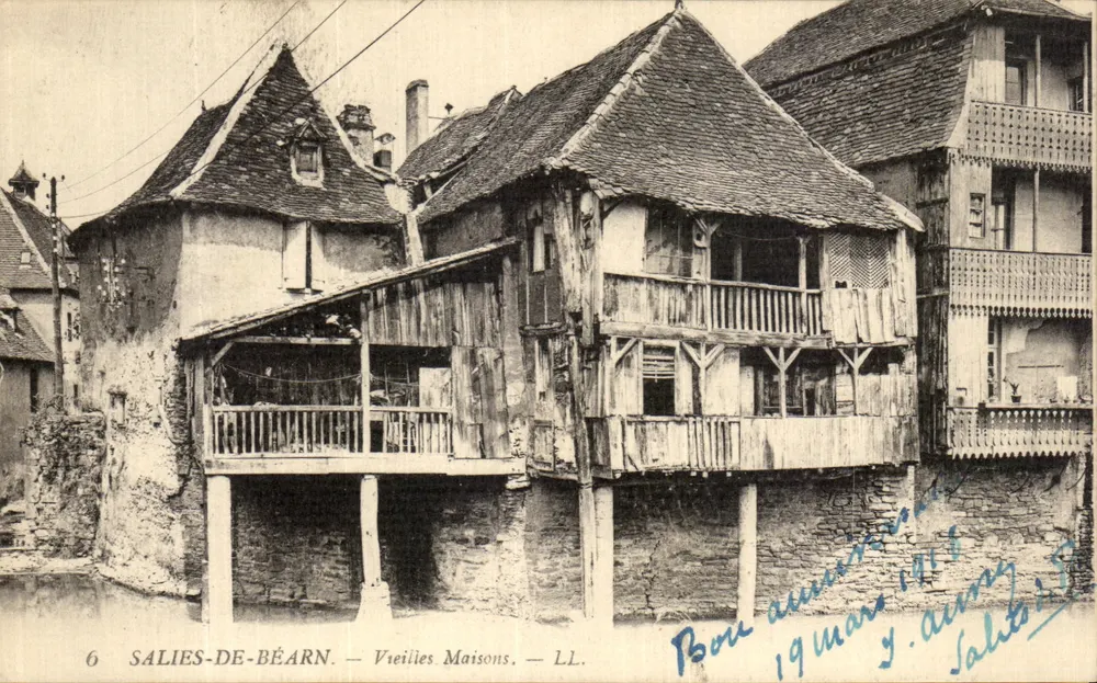 Salies-de-Béarn — Vecchie Case — LL. n°6 - Recto