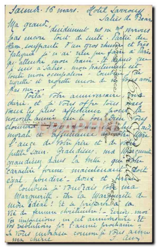 Salies-de-Béarn — Vecchie Case — LL. n°6 - Verso