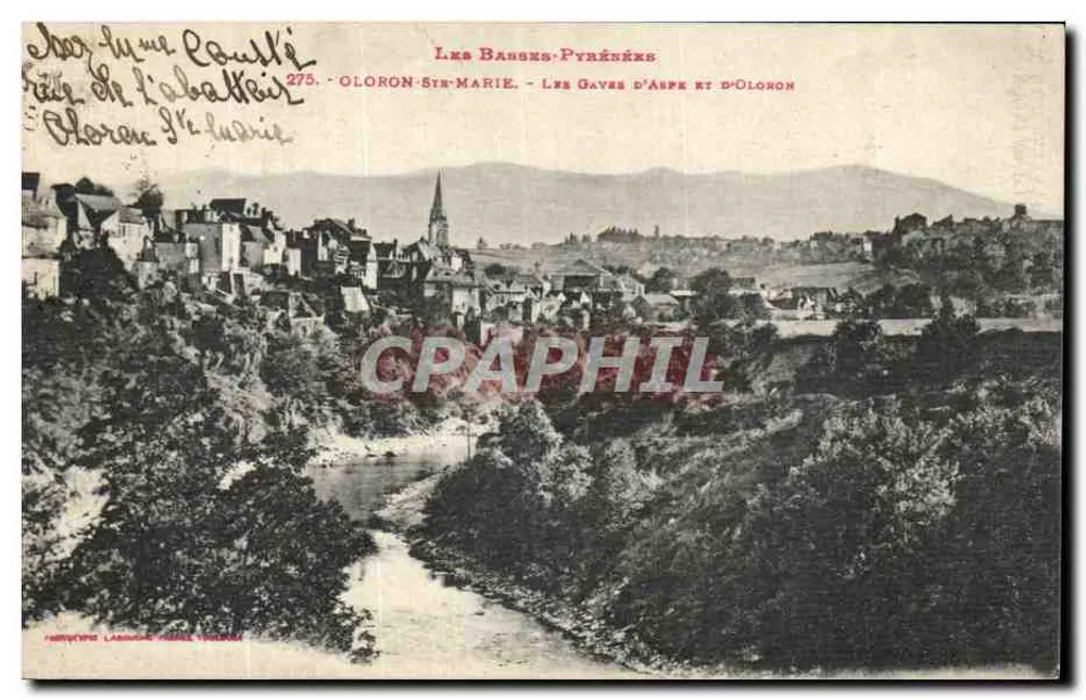 Die Gaves d'Aspe und d'Oloron — Oloron-Sainte-Marie — Die Basses-Pyrénées - Vorderseite