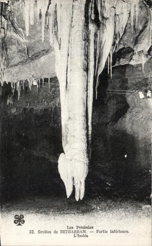 Grutas de BETHARRAM — Parte inferior — L'Isolée — Os Pirineus — n°32 - Frente
