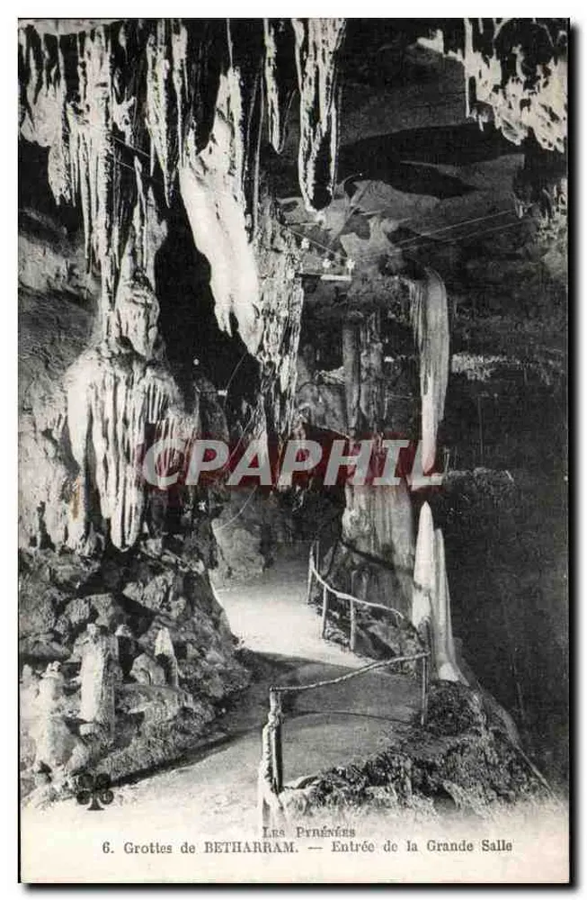 Grottes de BETHARRAM — Eingang zur Großen Halle — Les Pyrénées - Vorderseite