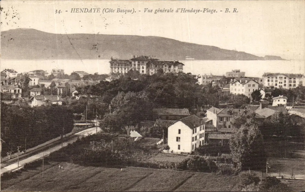 Hendaye (Côte Basque) — Algemene Uitzicht Op Hendaye-Plage — B.R. - Voorkant