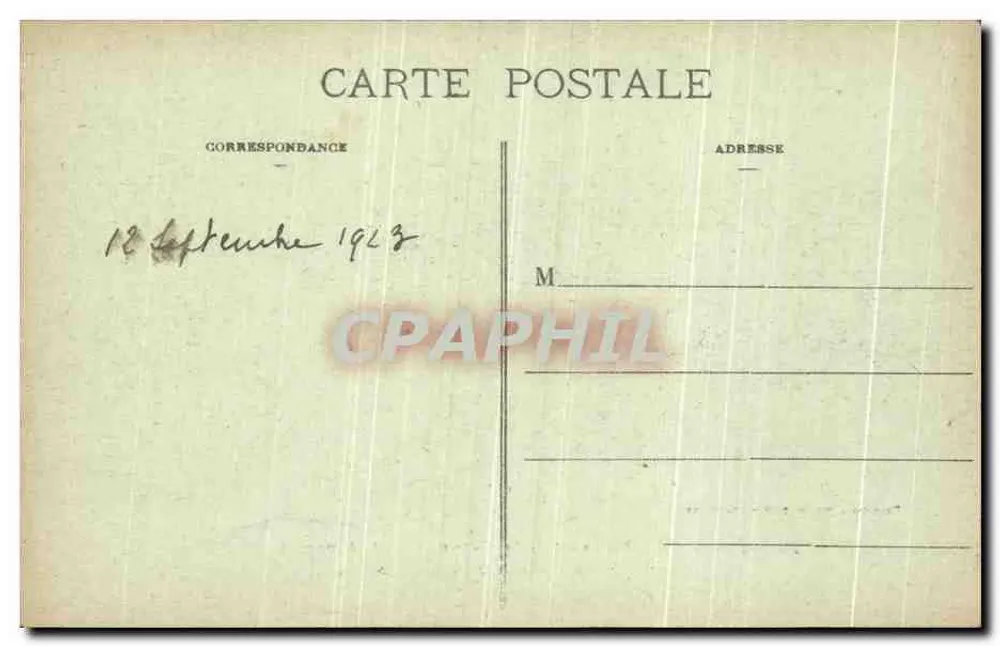 Hendaye - Boulevard de la Plage (Im Hintergrund Spanien) — Phototypie Marcel Delboy, Bordeaux, Nr. 91 - Rückseite