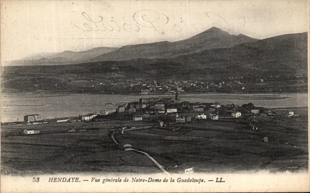 Hendaye — Allgemeiner Blick auf Notre-Dame de la Guadeloupe — LL. — Nr. 58 - Vorderseite