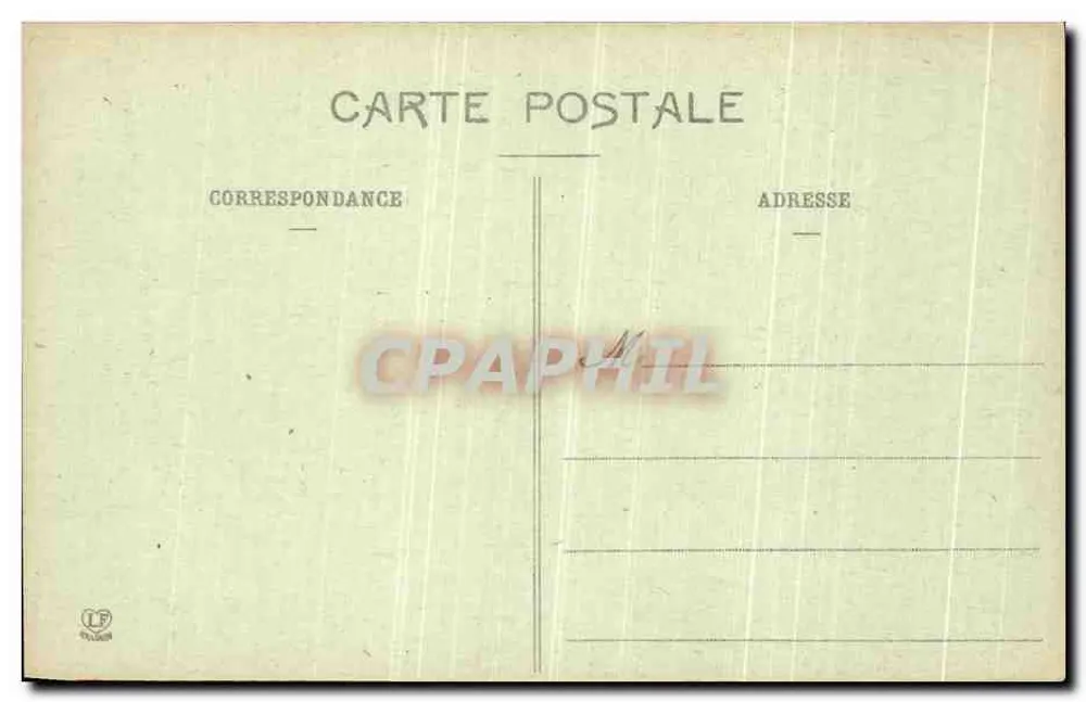 Die Basses-Pyrénées - Das Thermalbad und die Kirche - Phototypie Labouché Frères, Toulouse, n°174 - Rückseite