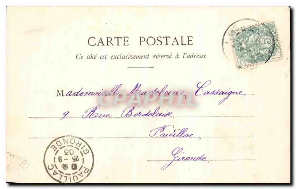 Bayonne - Pont St-Espirit, Porte de France, Réduit — Cliché Mendiboure - Rückseite