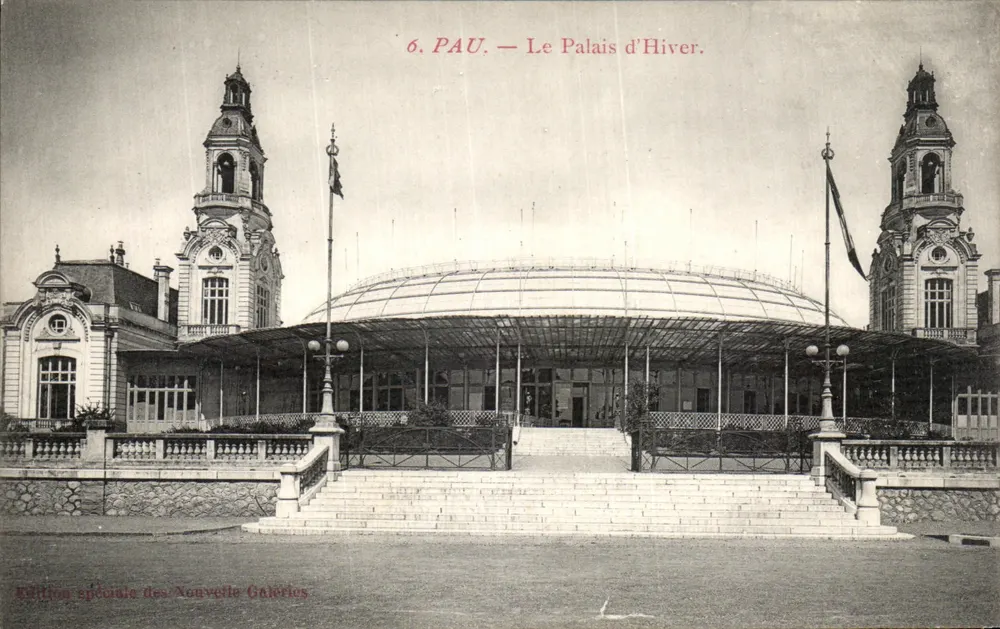 Pau — O Palácio de Inverno — Edição especial das Nouvelle Galeries - Frente