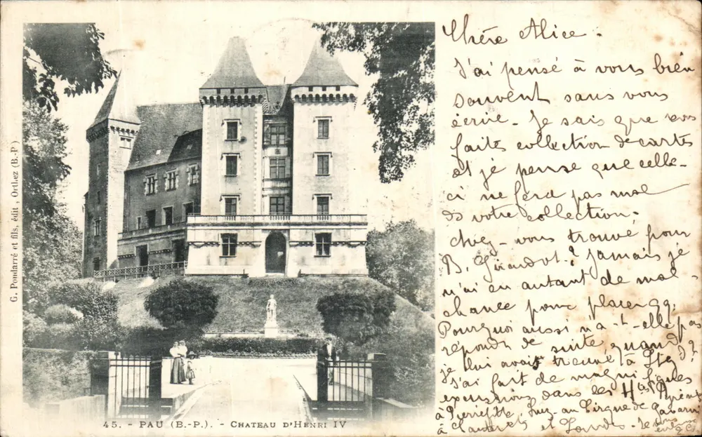 Pau (B.P.) — Château d'Henri IV — G. Poulardé et fils, édit. Orthez (B.P.) - Frente