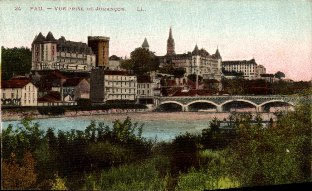 Pau — Vista tirada de Jurançon — LL. - Frente