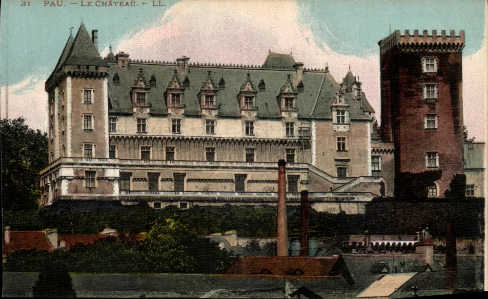 Pau — O Castelo — LL. — Editor LL. — N° 31 - Frente