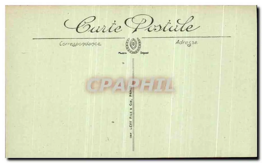 Pau — Das Schloss — Das Wiege des Henri IV — LL. — Nr. 50 - Rückseite