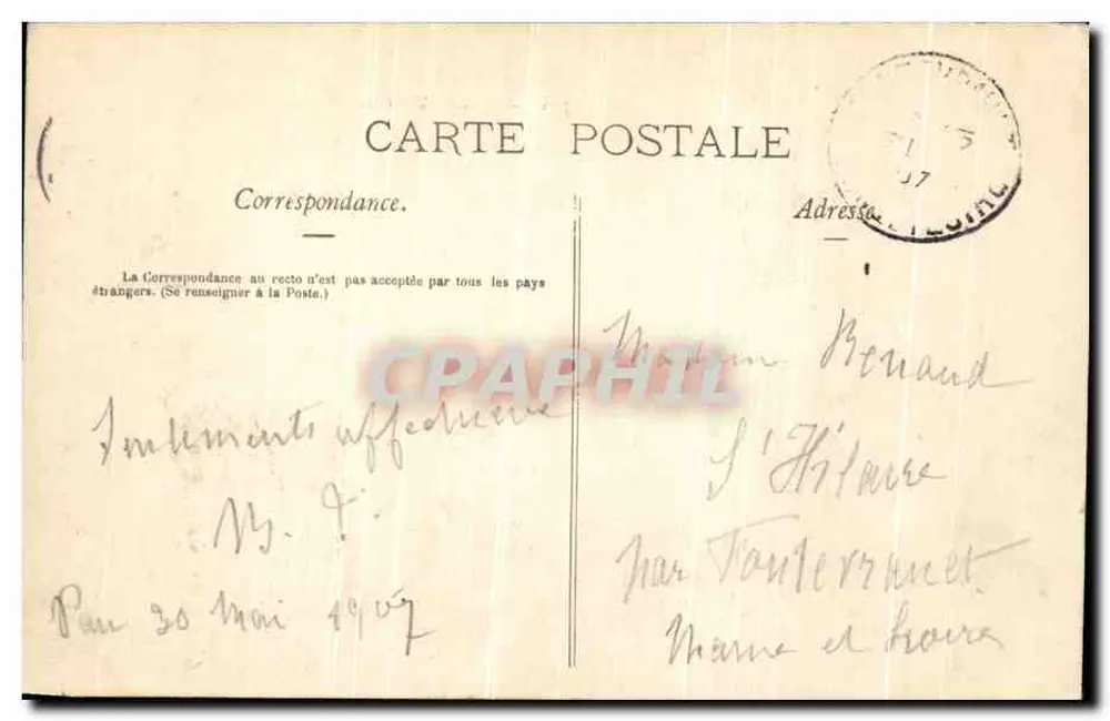 Pau - Um canto do Parque Beaumont — Les Pyrénées Illustrées, n° 782 - Verso